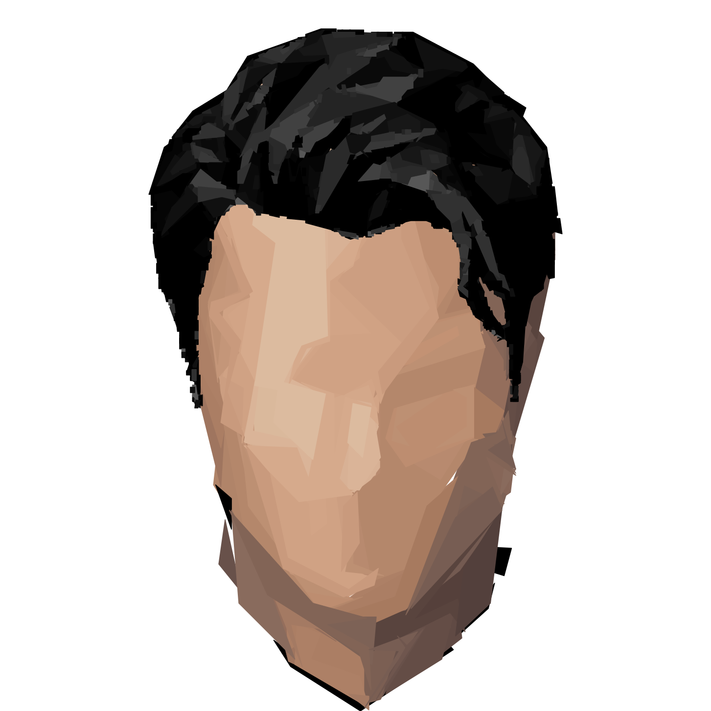 Hair: Medium Black