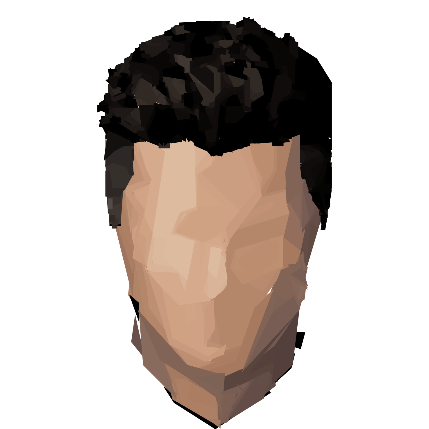 Hair: Undercut Black