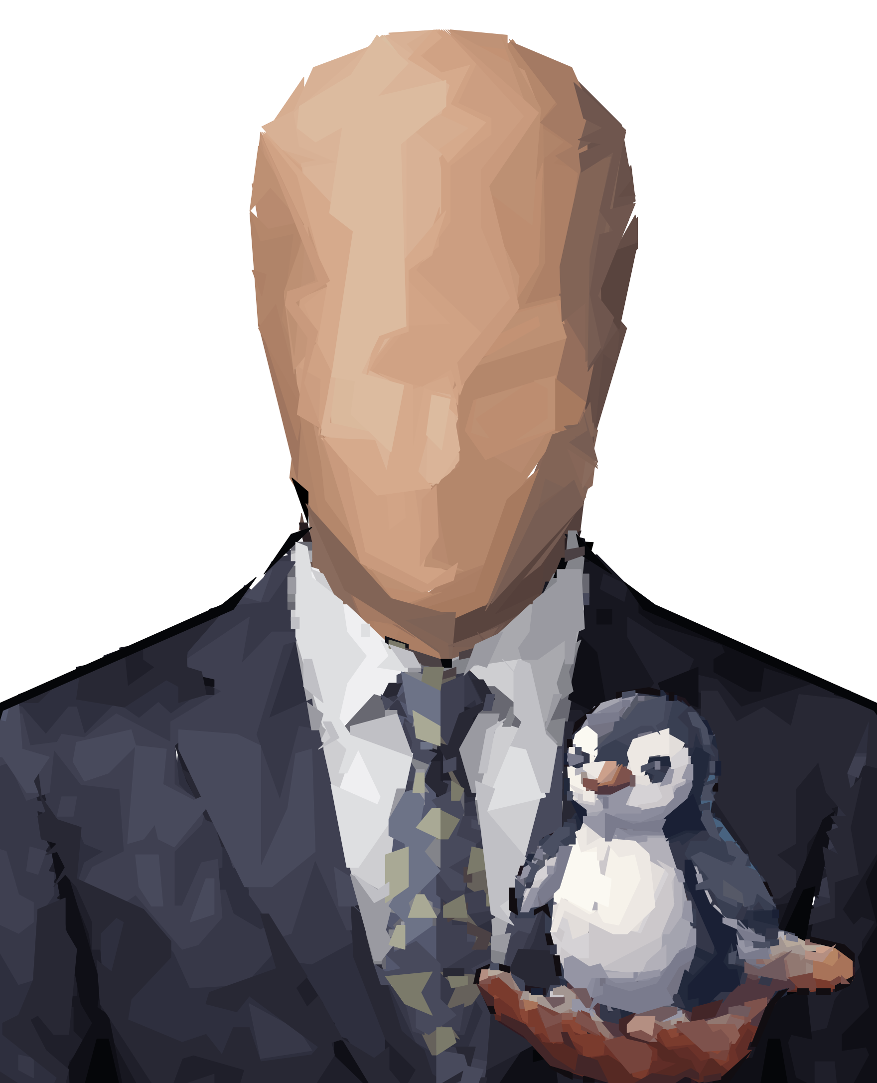 Left Hand: Open Penguin