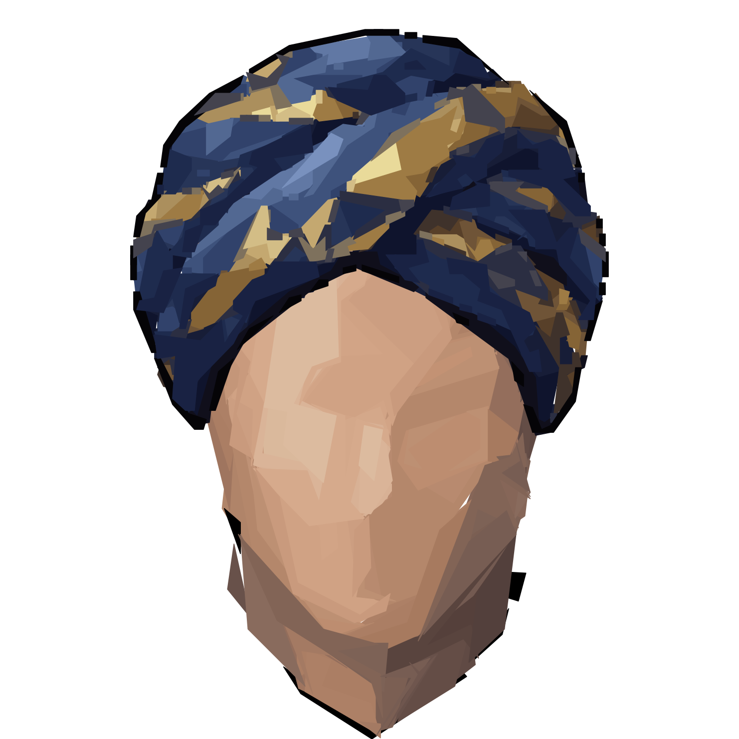 Hat: Turban Blue