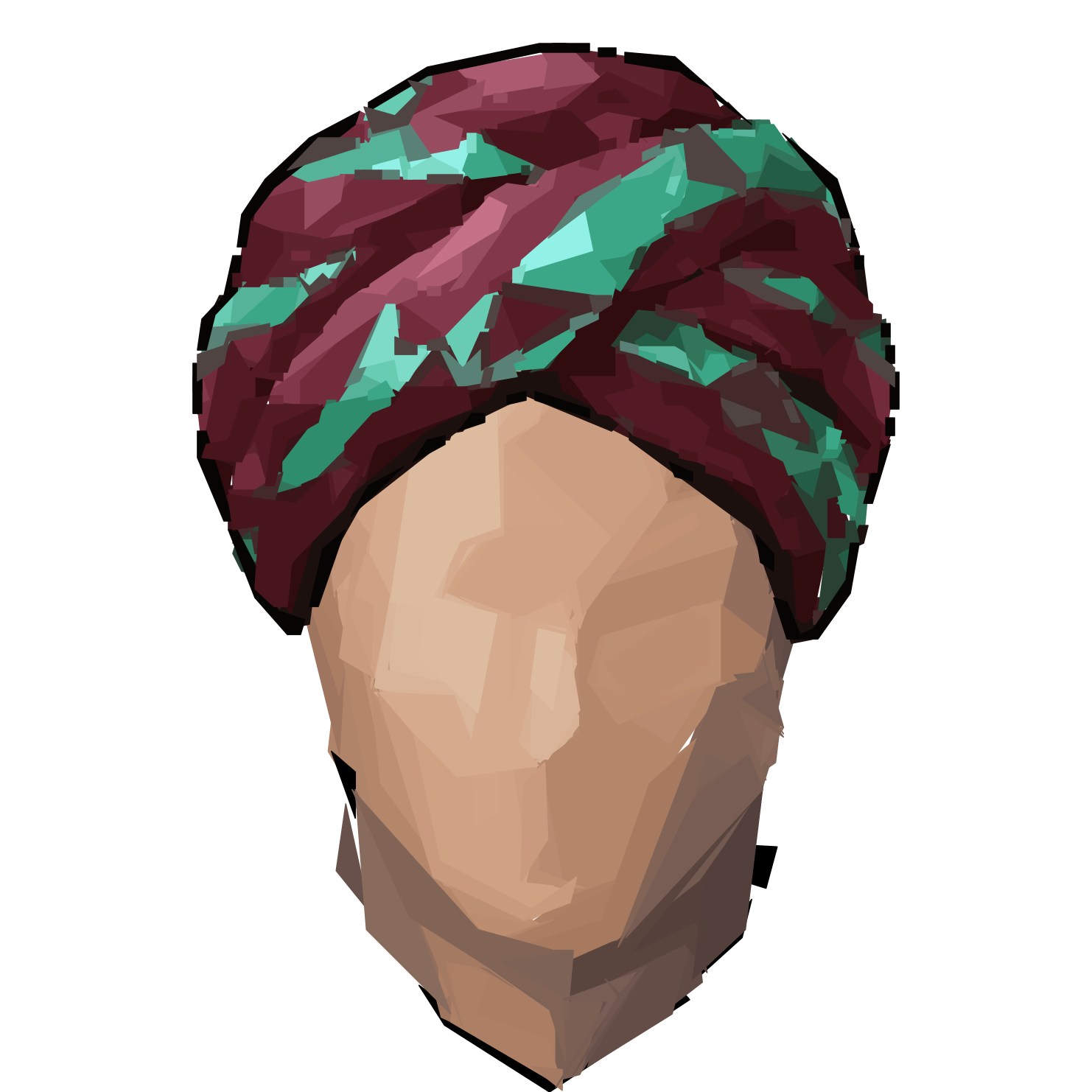 Hat: Turban Red/Green